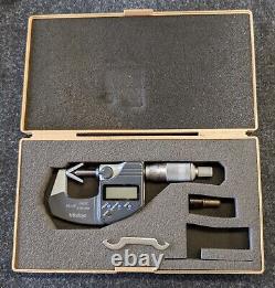 Mitutoyo Digimatic V-Anvil Micrometer 314-361-10, 0.05-0.60/1.27-15.24mm #2