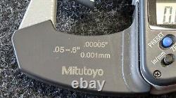 Mitutoyo Digimatic V-Anvil Micrometer 314-361-10, 0.05-0.60/1.27-15.24mm #2