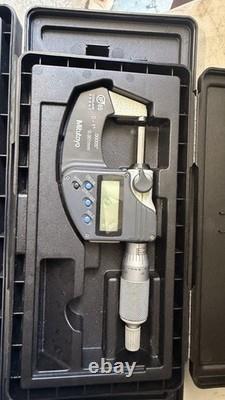 Mitutoyo Digimatic inch Digital Vernier Caliper + Mitutoyo IP65 Micrometer. 2-1