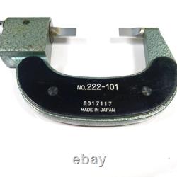 Mitutoyo Digit Blade Micrometer 222-101 BLM-25K 0-25mm Outside From Japan AI243T