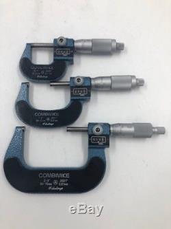 Mitutoyo Digit Counter Outside Micrometer Set. 0001 Graduation 193-9 (s03041088)