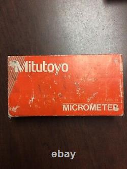 Mitutoyo Digit Counter Tube Pipe Wall Micrometer Cylindrical Anvil 295-313