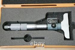 Mitutoyo Digit Depth Micrometer 0-25mm 0.01mm, 229 101, Made in Japan