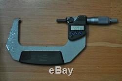 Mitutoyo Digit Micrometer 3-4 Inch, Model 293-333, Sps Output, Ip65 Coolantproof