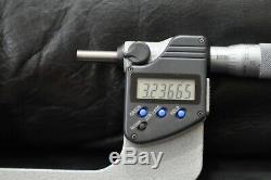 Mitutoyo Digit Micrometer 3-4 Inch, Model 293-333, Sps Output, Ip65 Coolantproof