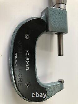 Mitutoyo Digit Outside MICROMETER 1-2 (. 0001) Friction 193-212 Analog EX