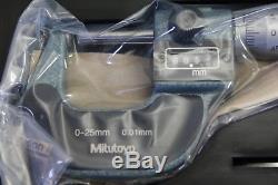 Mitutoyo Digit Outside Micrometer 0-25mm 295 215, Brand New, Made in Japan