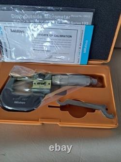 Mitutoyo Digit Outside Micrometer 193-201 M815-1 Made In Japan