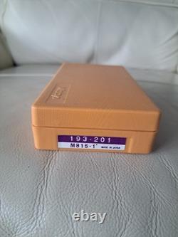 Mitutoyo Digit Outside Micrometer 193-201 M815-1 Made In Japan