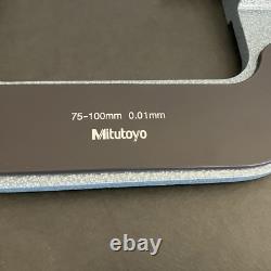 Mitutoyo Digit Outside Micrometer (see video) C/N 193-104 M810-100 75-100mm