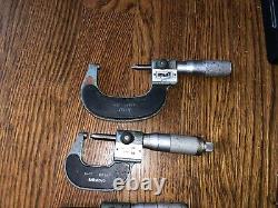 Mitutoyo Digit Outside & Two Point Micrometers 0-1 1-2 2-3 3-4