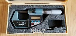 Mitutoyo Digital 0 1 Digital Micrometer With Case 293-765-10