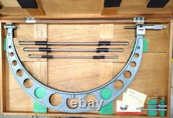 Mitutoyo Digital 18-24 Outside Micrometer Complete Set In Excellent Condition