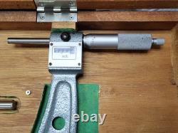 Mitutoyo Digital 18-24 Outside Micrometer Complete Set In Excellent Condition