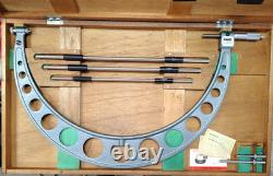 Mitutoyo Digital 18-24 Outside Micrometer Complete Set In Excellent Condition