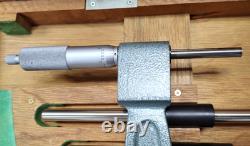 Mitutoyo Digital 18-24 Outside Micrometer Complete Set In Excellent Condition