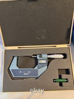 Mitutoyo Digital 2-3 Point Micrometer Carbide Tip. 00005 Resolution
