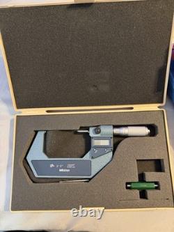 Mitutoyo Digital 2-3 Point Micrometer Carbide Tip. 00005 Resolution
