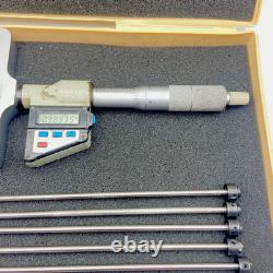 Mitutoyo Digital 329-711-10 Depth Micrometer Metric & Inches 0-6 0-150 MM Case