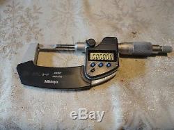 Mitutoyo Digital Blade Micrometer 0-1 422-330 Resolution. 00005 FREE SHIPPING
