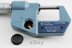 Mitutoyo Digital Caliper 500-136, Micrometer 293-765-30 in wood case A945