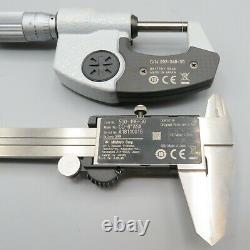 Mitutoyo Digital Caliper Absolute Digimatic + Coolant Proof Outside Micrometer