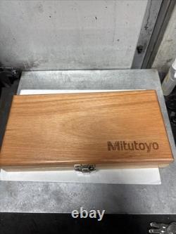 Mitutoyo Digital Caliper And Micrometer Set In Wooden Box Very Nice