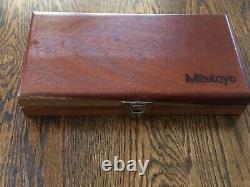 Mitutoyo Digital Caliper CD-6B, Micrometer 293-765-10 Set In Wood Case
