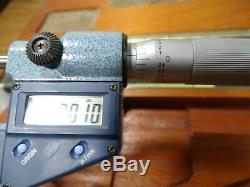 Mitutoyo Digital Caliper CD-6CS, Micrometer 293-765-30 in wood case