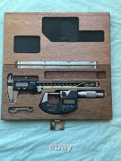 Mitutoyo Digital Caliper + Micrometer Set 64PKA076B