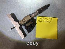 Mitutoyo Digital Depth Micrometer 0-150mm IP65 Coolant DMC100-150MX