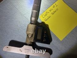 Mitutoyo Digital Depth Micrometer 0-150mm IP65 Coolant DMC100-150MX
