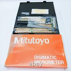 Mitutoyo Digital Depth Micrometer 329-250-30 DMC100-150MX with 6 Rods Digimatic