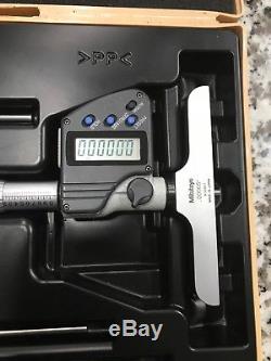 Mitutoyo Digital Depth Micrometer 329-350 With Case