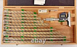 Mitutoyo Digital Depth Micrometer 329-351-10.0001 with Case 0-12 (11018)