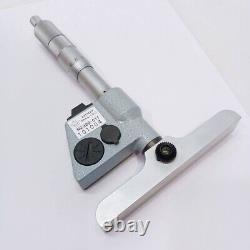 Mitutoyo Digital Depth Micrometer 329-511 DMC100-150DM with 6 Rods Digimatic