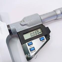 Mitutoyo Digital Depth Micrometer 329-511 DMC100-150DM with 6 Rods Digimatic