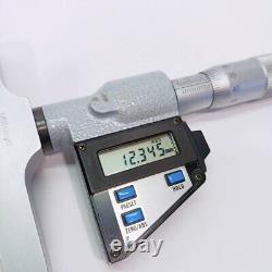 Mitutoyo Digital Depth Micrometer 329-511 DMC100-150DM with 6 Rods Digimatic