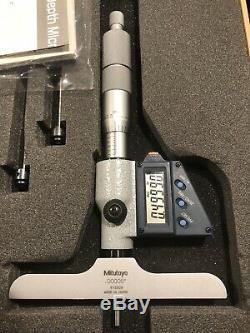 Mitutoyo Digital Depth Micrometer 6 Rods 0-6