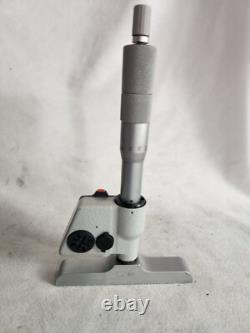 Mitutoyo Digital Depth Micrometer Metric Made In Japan. 001mm 0-75mm 100mm Base