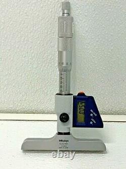 Mitutoyo Digital Depth Micrometer Set 329-511-30 withRods 21D