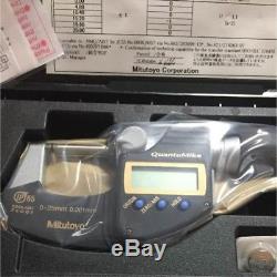 Mitutoyo Digital Digimatic Micrometer MDE-25MJ Range 0-25mm Made in Japan F/S