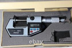 Mitutoyo Digital Disc Micrometer Model 323-711 GMA-1 DM n With Case & Manual