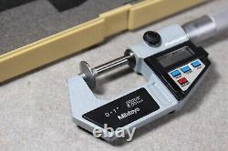 Mitutoyo Digital Disc Micrometer Model 323-711 GMA-1 DM n With Case & Manual