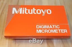 Mitutoyo Digital Electronic Waterproof Metric Micrometer Set 0-75mm / 0.001mm