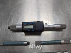 Mitutoyo Digital Inside Micrometer 8-40 Kit With Extension Rods 337-203