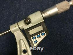 Mitutoyo Digital Interchangeable Anvil Micrometer 0-6' 0-150MM #340-711
