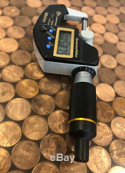 Mitutoyo Digital Micrometer 0-1 Inch, Quantumike Model 293-185-30 Ip65