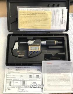 Mitutoyo Digital Micrometer 0-1 Ip65 Quantumike