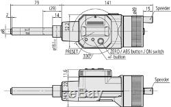 Mitutoyo Digital Micrometer 164-163 0-50 0.001mm